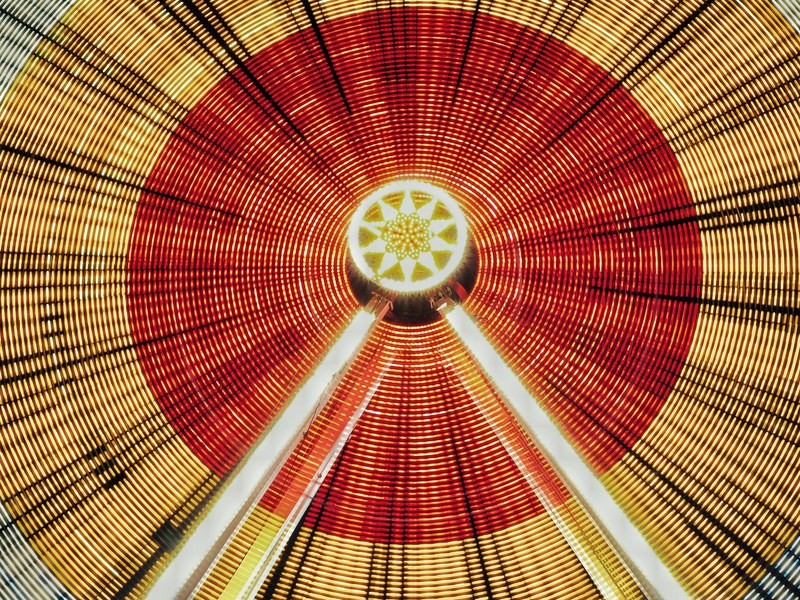funfair ferris wheel carnival and circle 4k