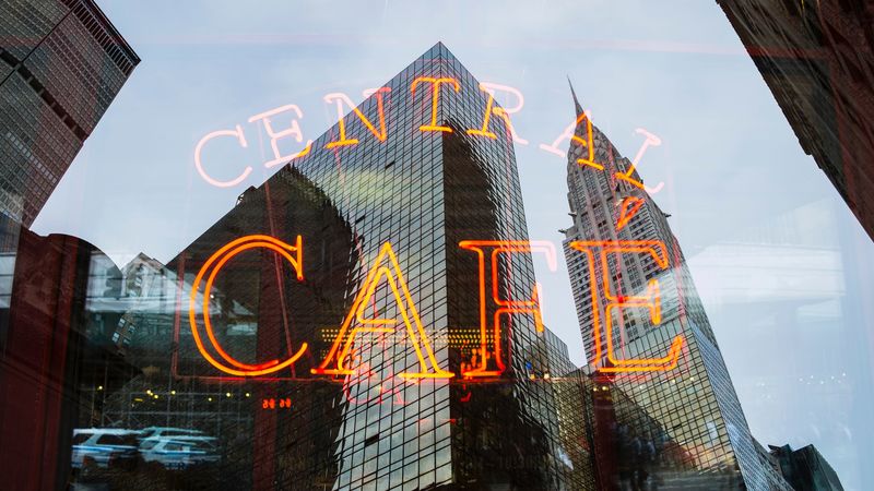 inscription, cafe, light, backlight, 4k