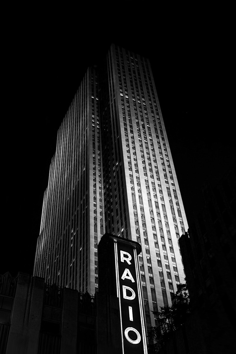 top of the rock building high and nyc hd, 4k