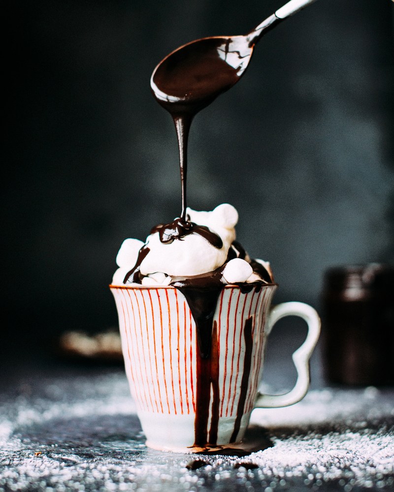 beverage whipped cream chocolate and cocoa hd, 4k