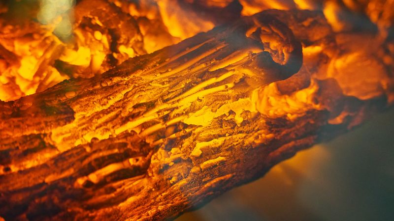 coal, smoldering, fire, 4k