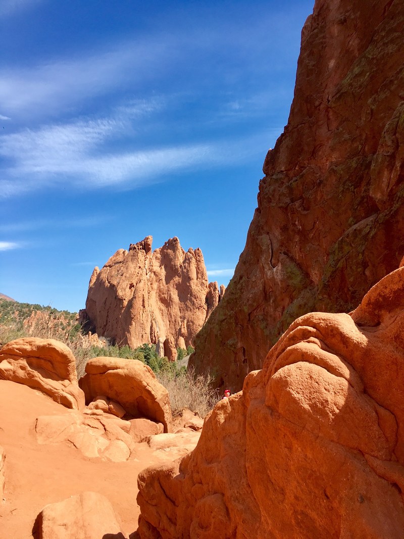 red rock garden of the god rock and colorado spring hd, 4k