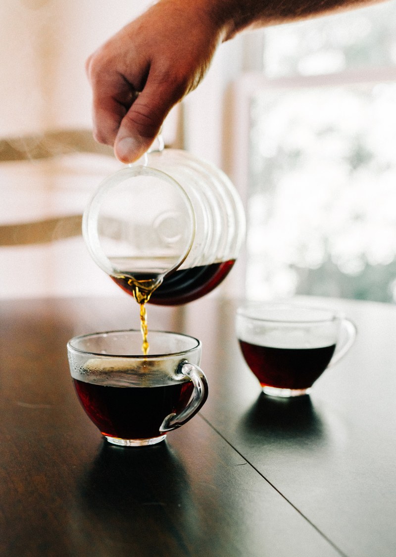 coffee glass cups pouring and strong hd, 4k