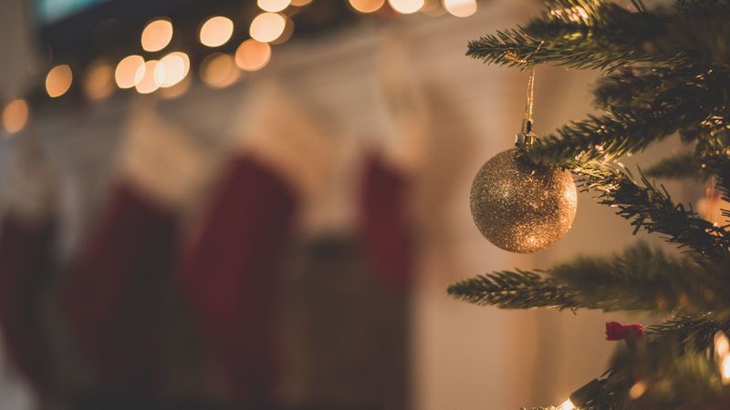 christmas tree, christmas decorations, branch, christmas, 4k