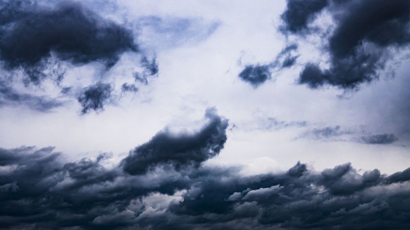 clouds, sky, overcast, 4k