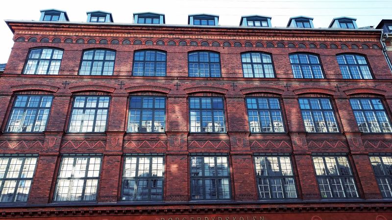 building, facade, windows, wall, 4k