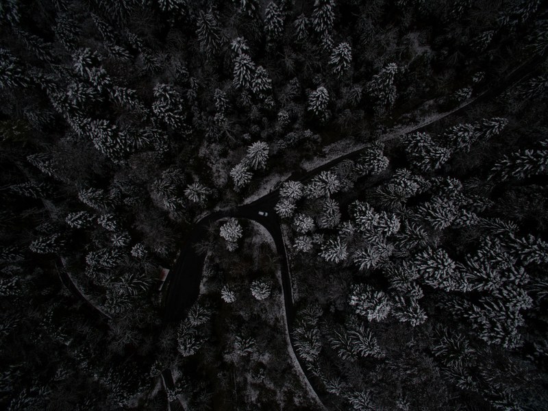 winter composing 4k