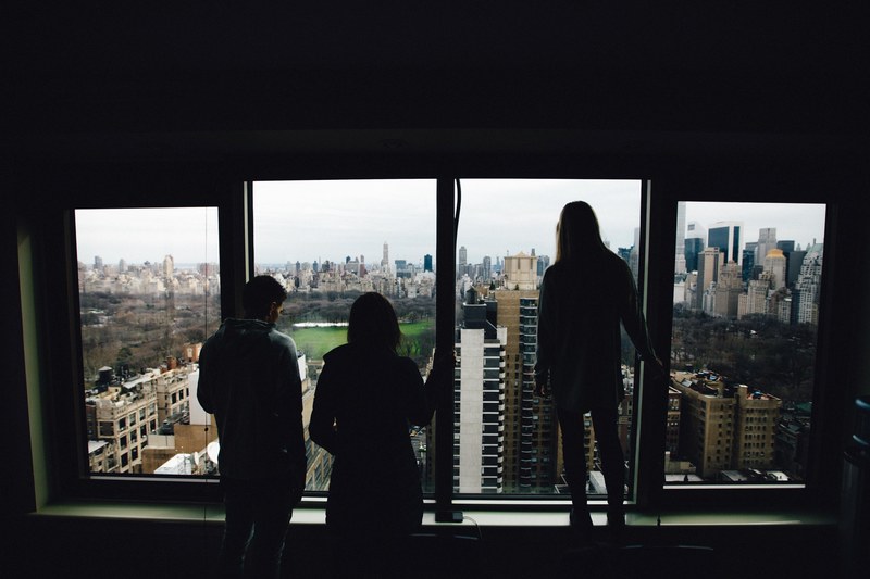 friend view window and new york 4k