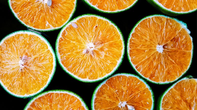 oranges, variety, fruit, juicy, cut, 4k