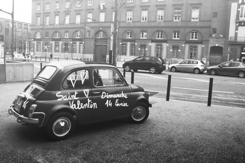 toulouse handwriting love and fiat 500 4k
