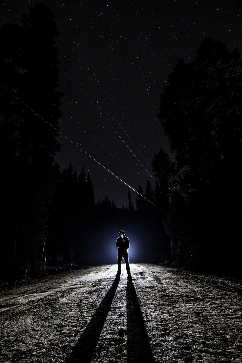 night lonely power line and night time hd, 4k