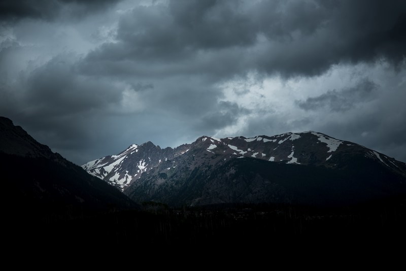 cloud overcast cloudy and mountain 4k