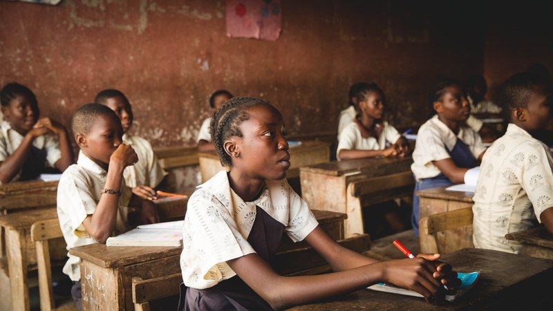 child school student and classroom 4k