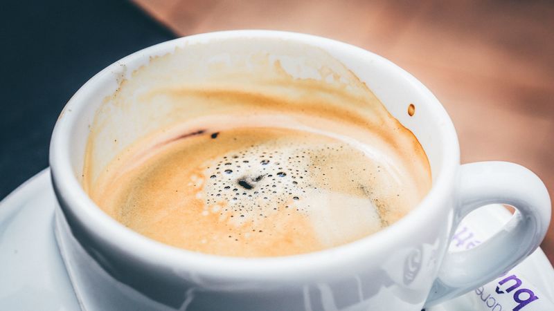 coffee, foam, cup, 4k