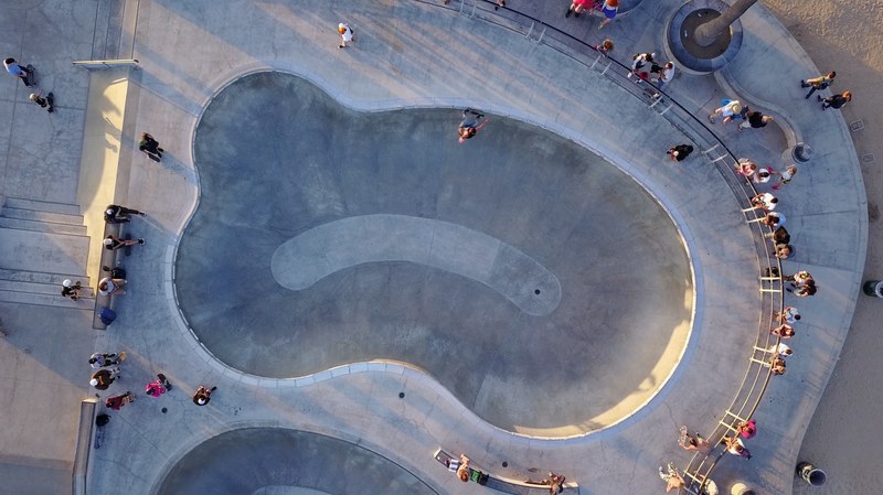 venice skate park 4k