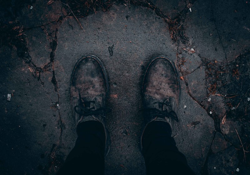 boot shoe feet and brown 4k