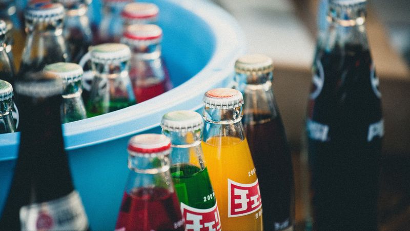 drinks, soda, bottles, 4k