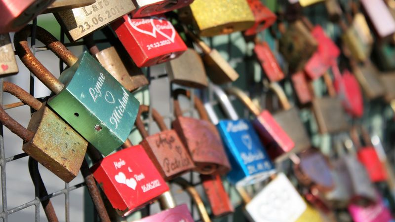 locks, love, eternity, 4k