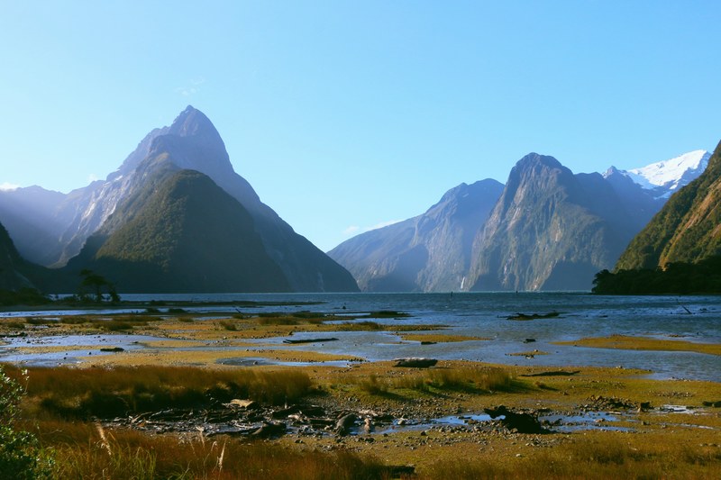 entering milford sound 4k