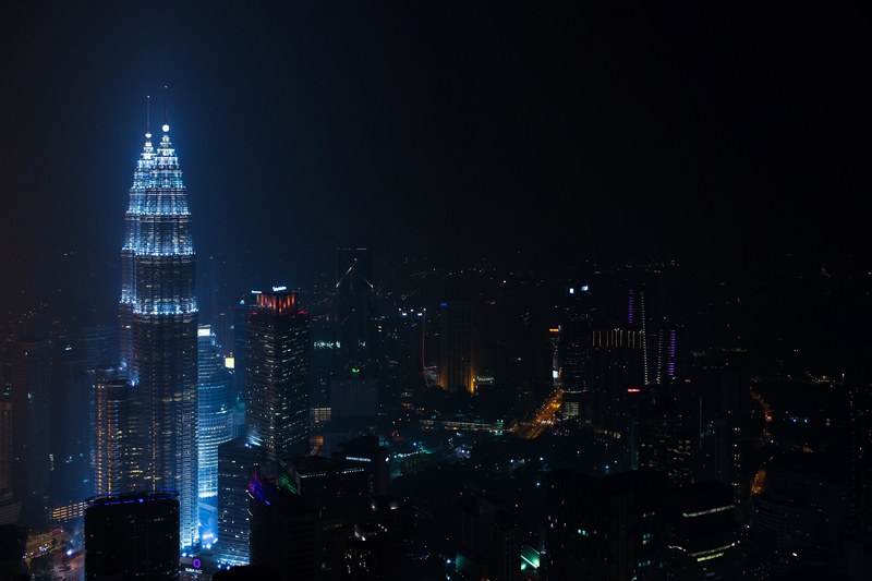 night city cityscape and light 4k