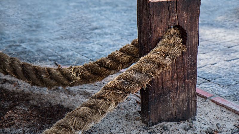 rope, fastening, fibers, 4k