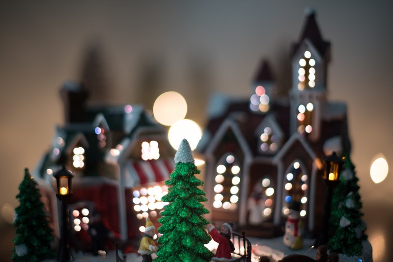 light church decor and christmas 4k