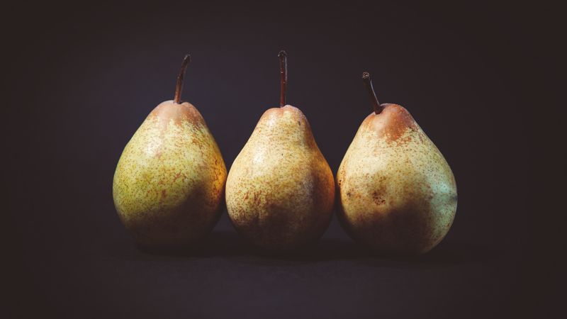 pears, fruit, ripe, 4k