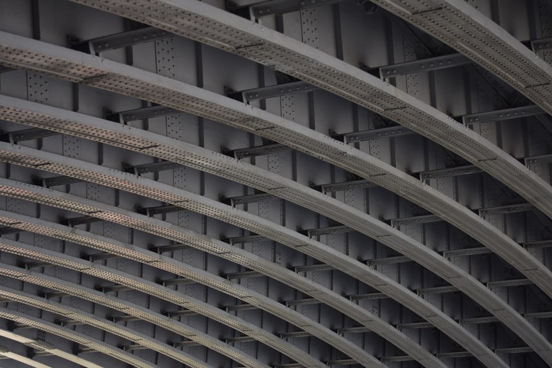 architectural detail metal construction design and architecture 4k