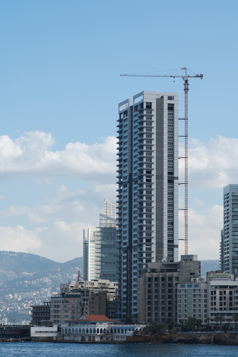 concrete crane cloud and lebanon hd, 4k