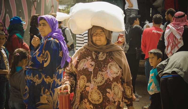 help food refugee and syrian 4k
