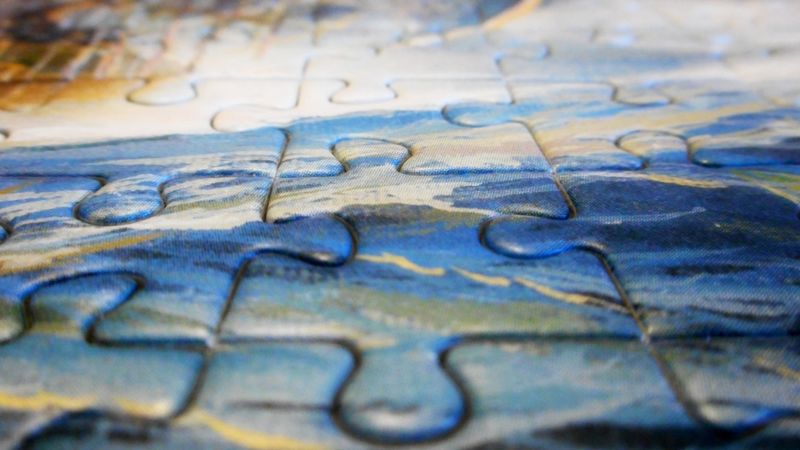 puzzles, puzzle, close-up, 4k