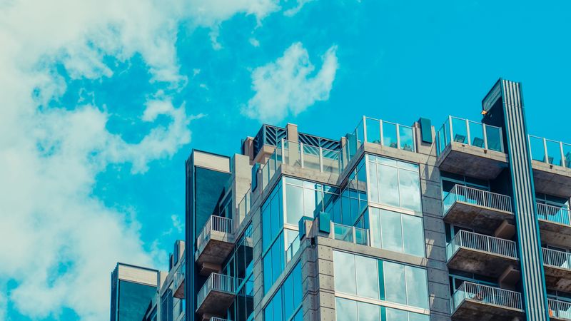 structure, architecture, glass, 4k
