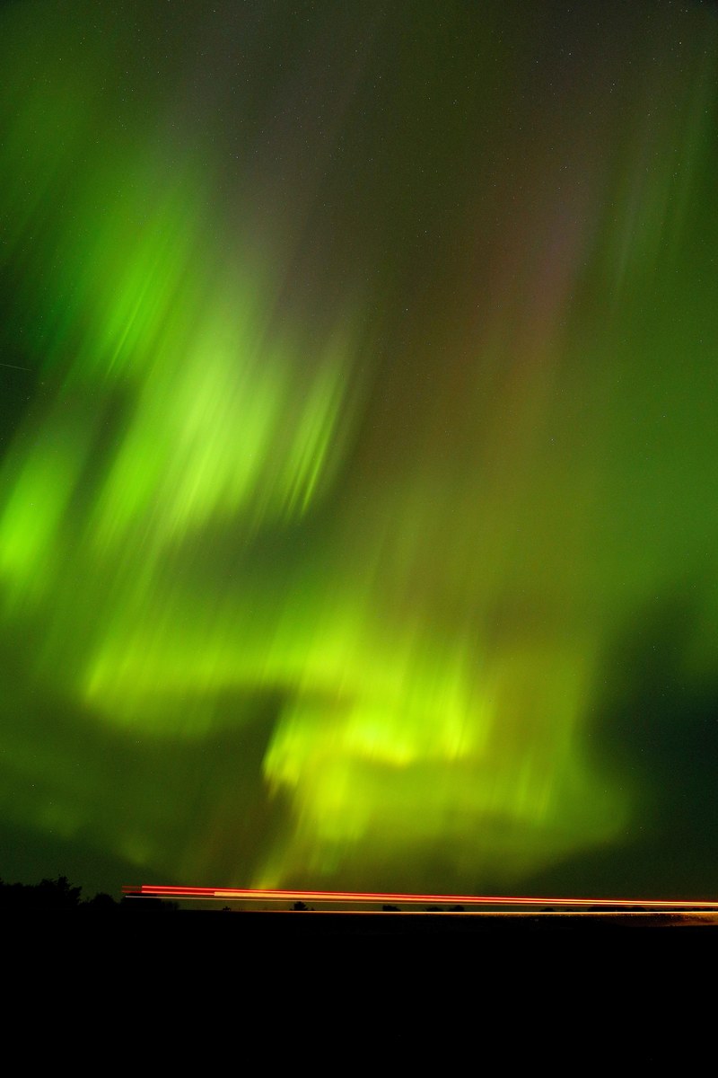 bright and colorful northern lights filling up the entire sky over saskatchewan, aurora 4k