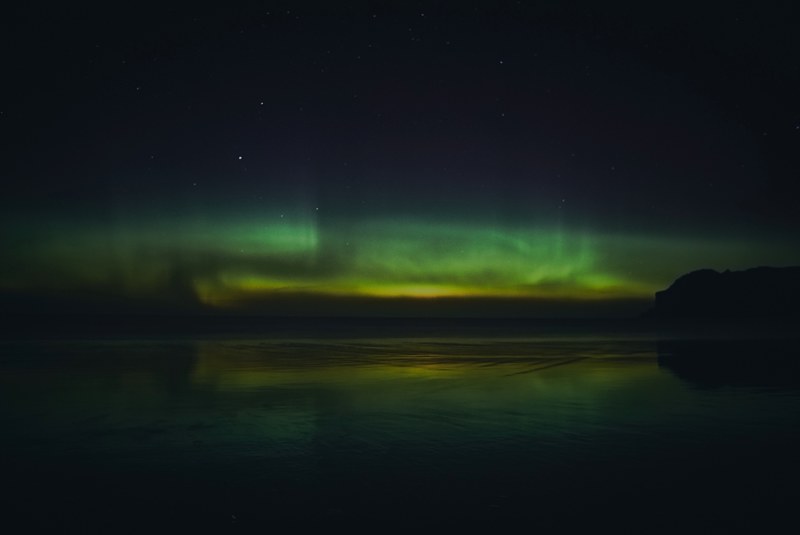 northern light aurora borealis green and sky 4k