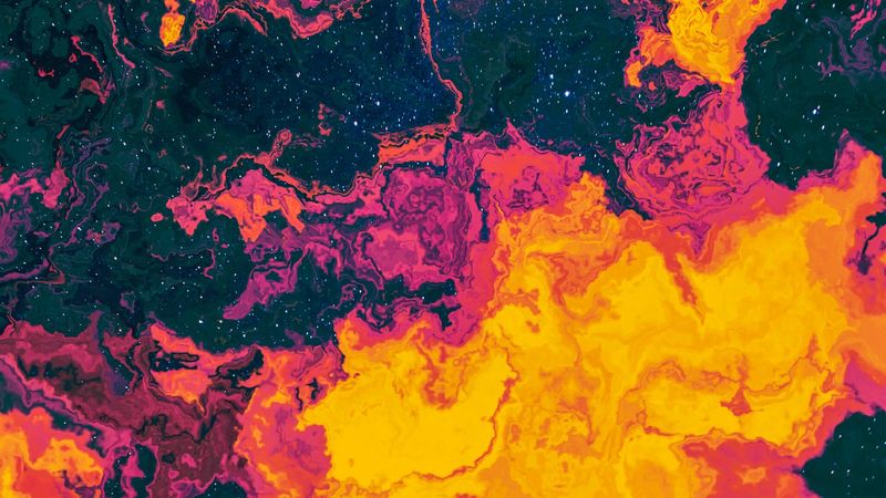 paint, multicolored, stains, liquid, distortion, 4k