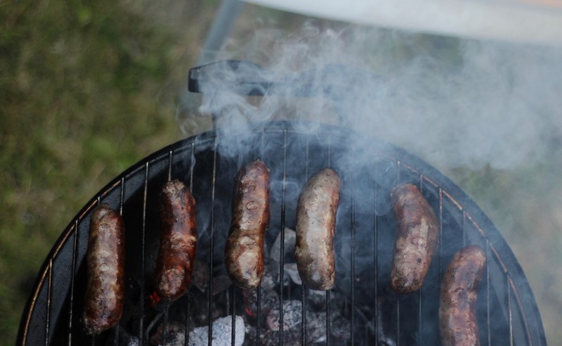 grilling grill sausages and bbq 4k