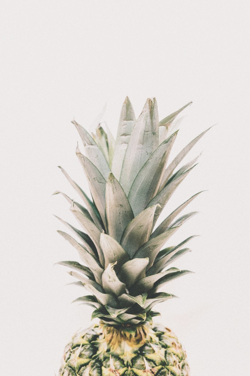 the top of a pineapple, _pineapple top 4k
