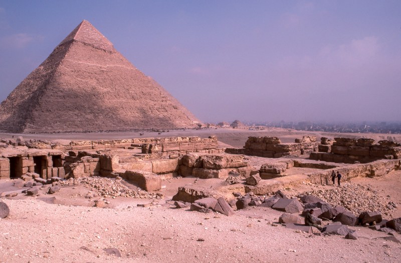 ruins near the great pyramid of giza, ruins near the great pyramid 4k