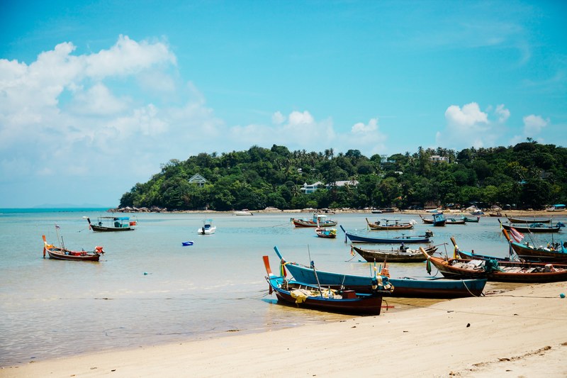 island beach and thailand 4k