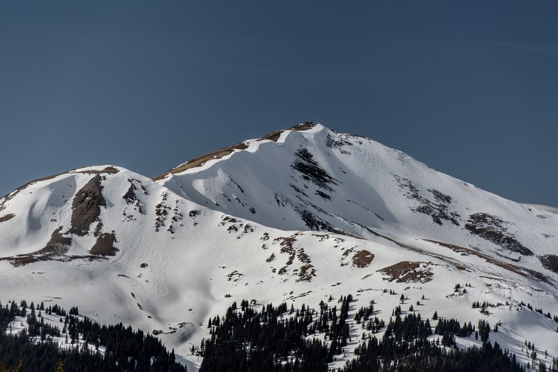 mountain rock snow and cliff 4k