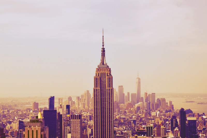 new york empire state building building and architecture 4k