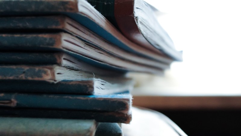 book paper notebook and stack 4k