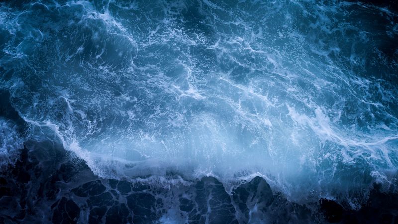 sea, surf, wave, 4k