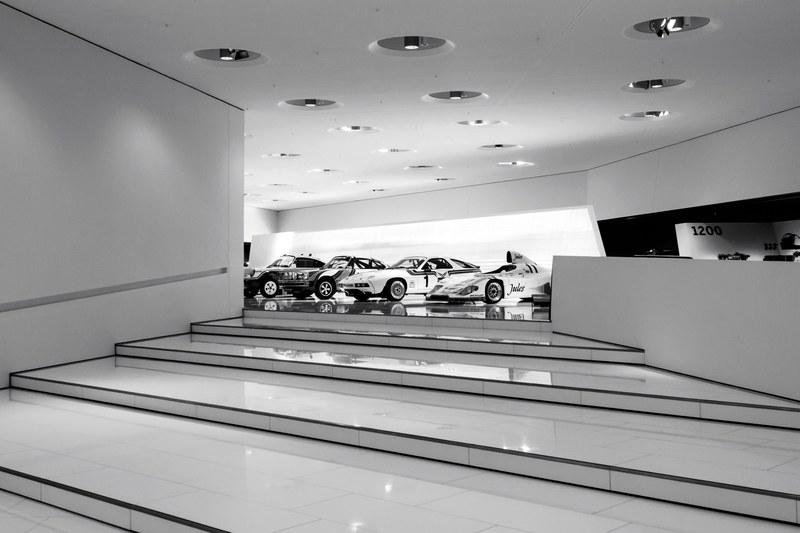 architecture stuttgart 911 and car 4k