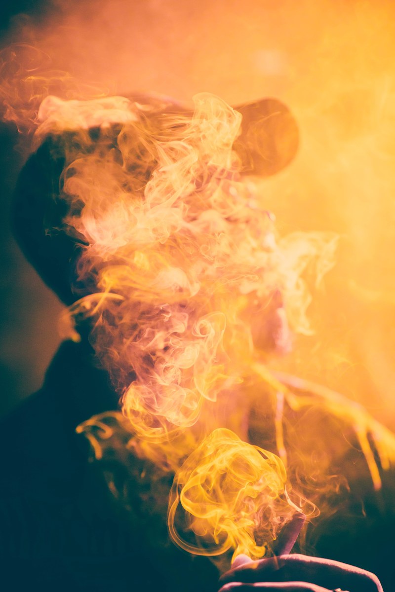 smoke light smoking and glow hd, 4k