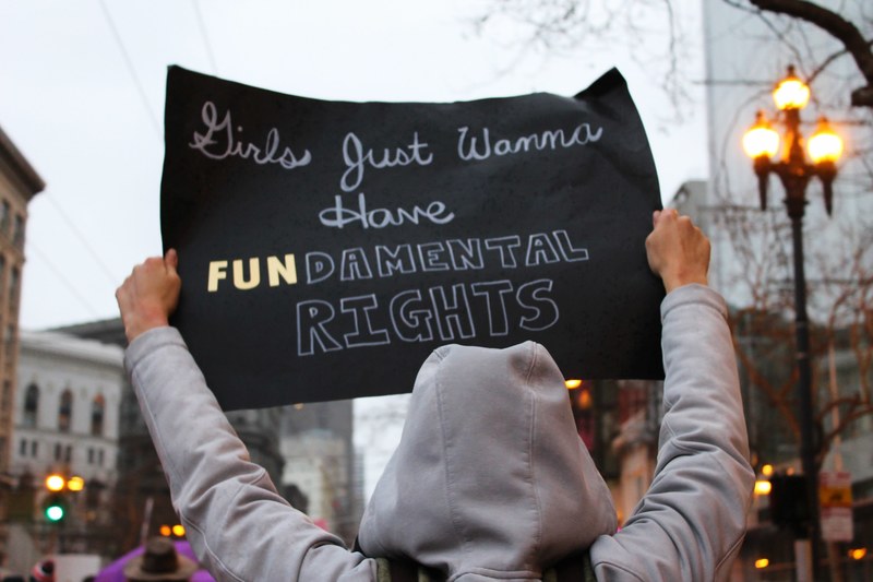 sign demonstrator demonstration and hands 4k