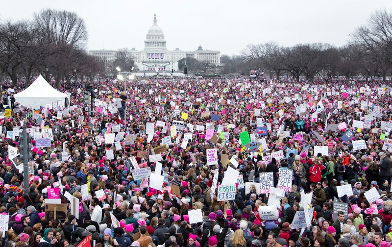earth first protesting group, _womens march 2017 national mall 4k