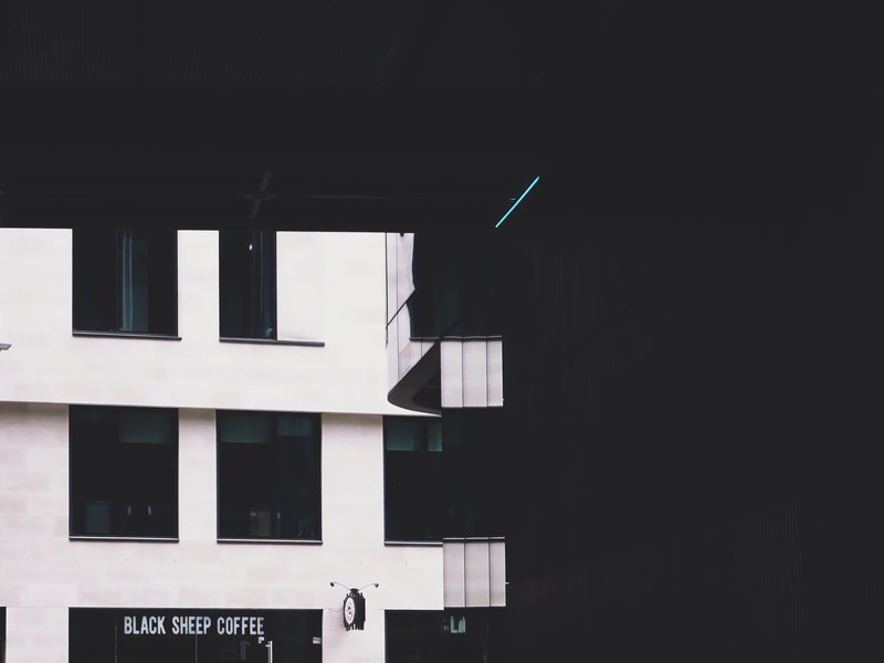 window black white and minimal 4k
