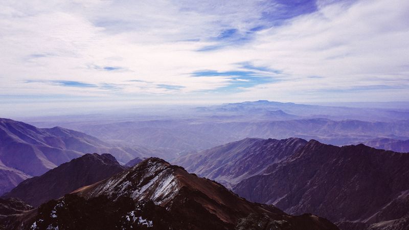 mountains, sky, peaks, mountain landscape, 4k