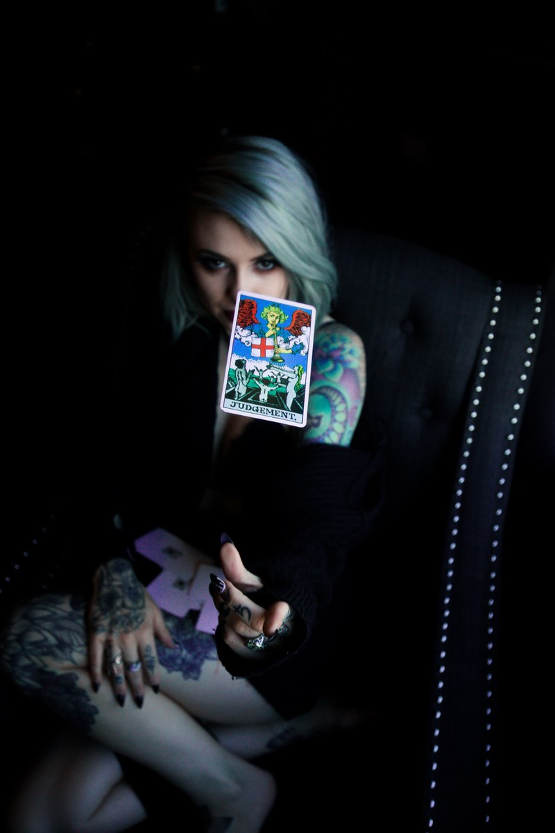 woman female card and tattoo hd, 4k